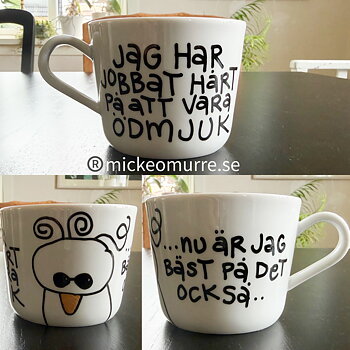 Jag har jobbat hårt på att vara ödmjuk … nu är jag bäst på det också..