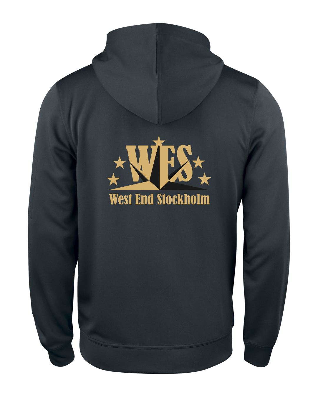 Hoodie herr med dragkedja | West End Sthlm - 2