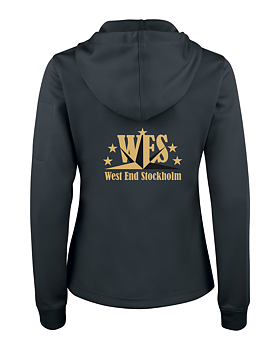 Hoodie dam med dragkedja | West End Sthlm
