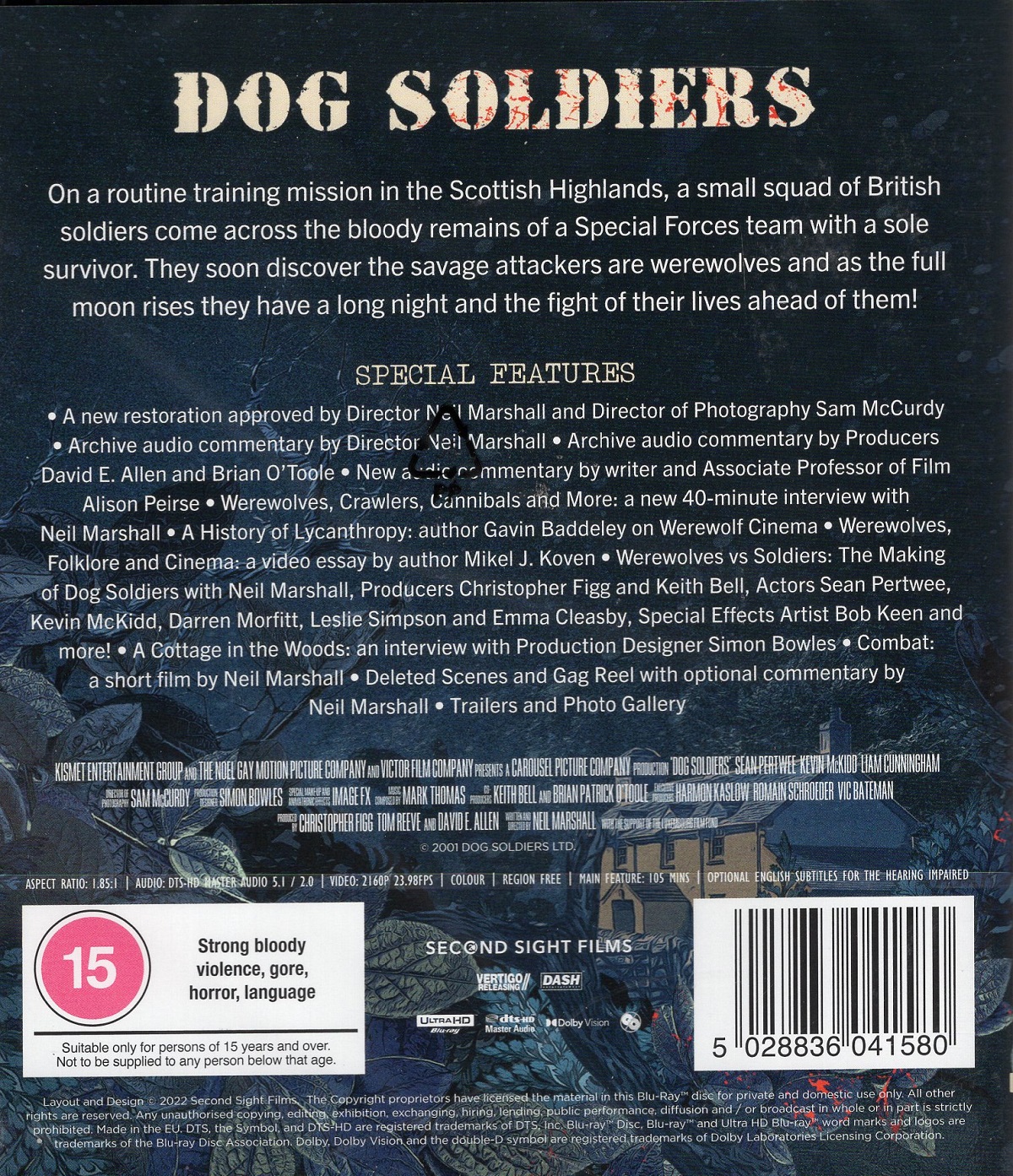 Dog Soldiers (ej svensk text) (4K Ultra HD) - 2