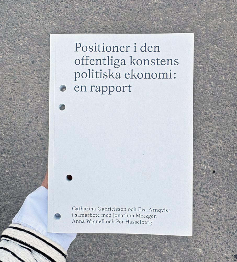Positioner i den offentliga konstens politiska ekonomi