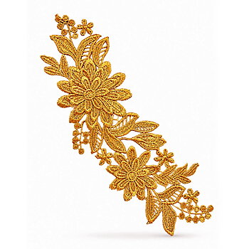 3D-FLOWER - golden 