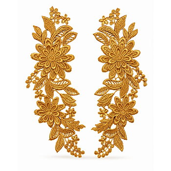 3D-FLOWER - golden 