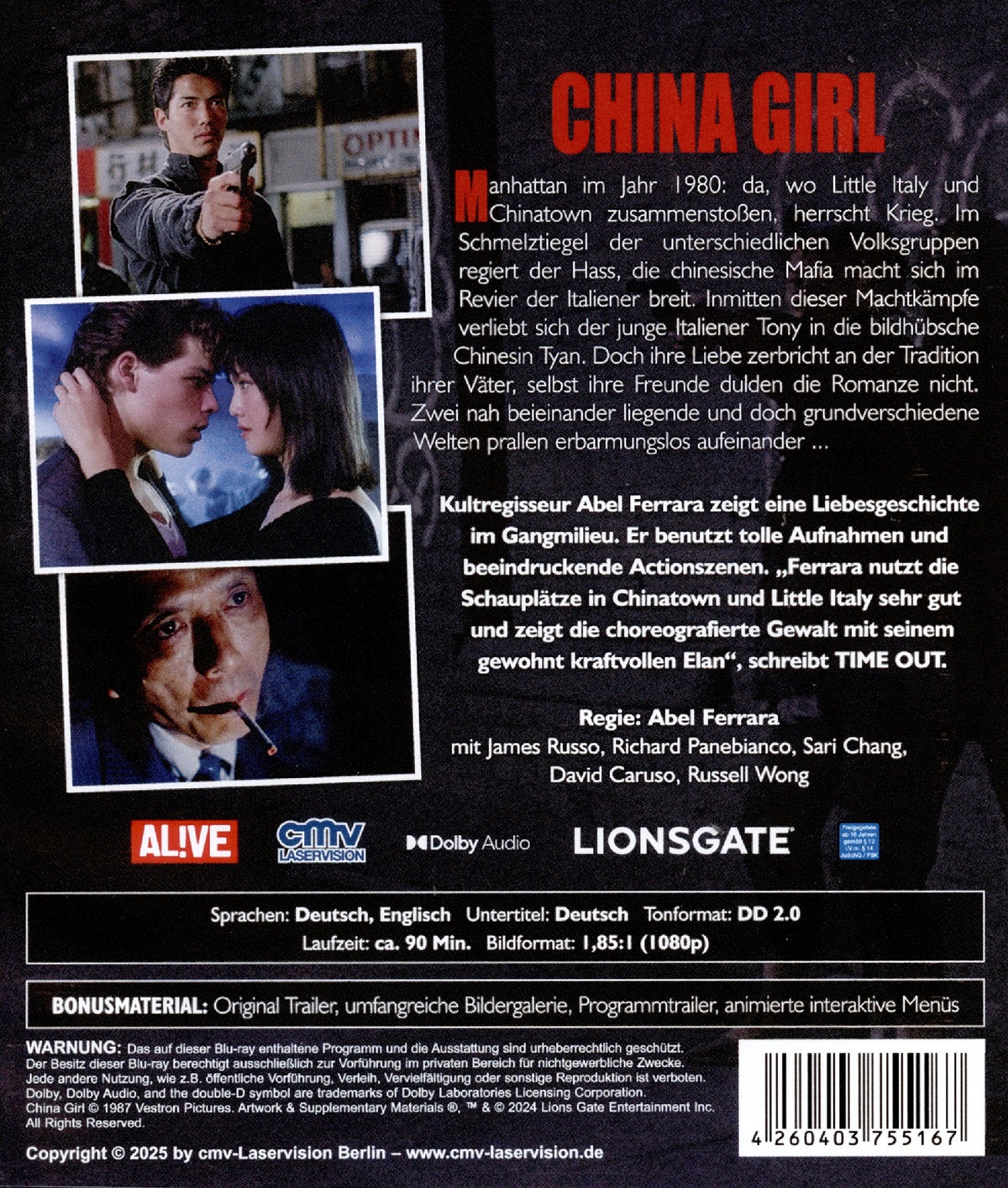 China Girl (ej svensk text) (Blu-ray) - 2