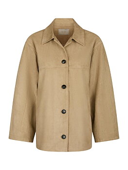 Neo Noir Ravina Faux Suede  Jacket,  Sand