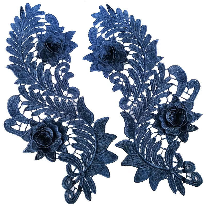 3D-ROSES - mörkblå - 2