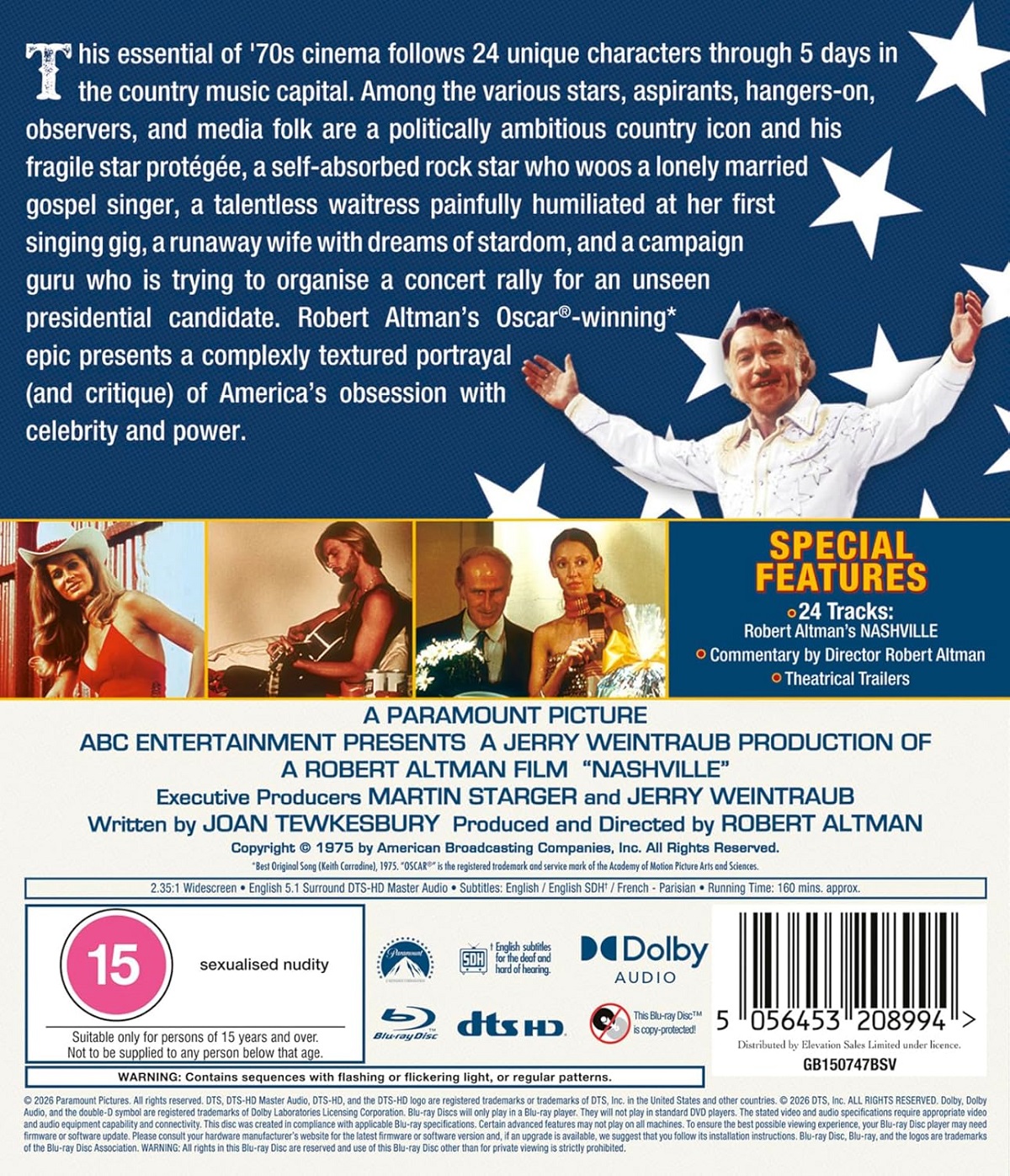 Nashville (ej svensk text) (Blu-ray) - 2