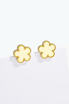 Earrings yellow