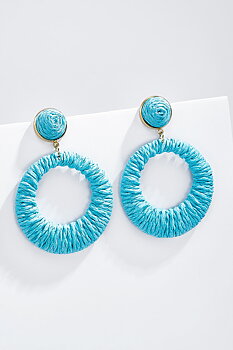 Earrings blue