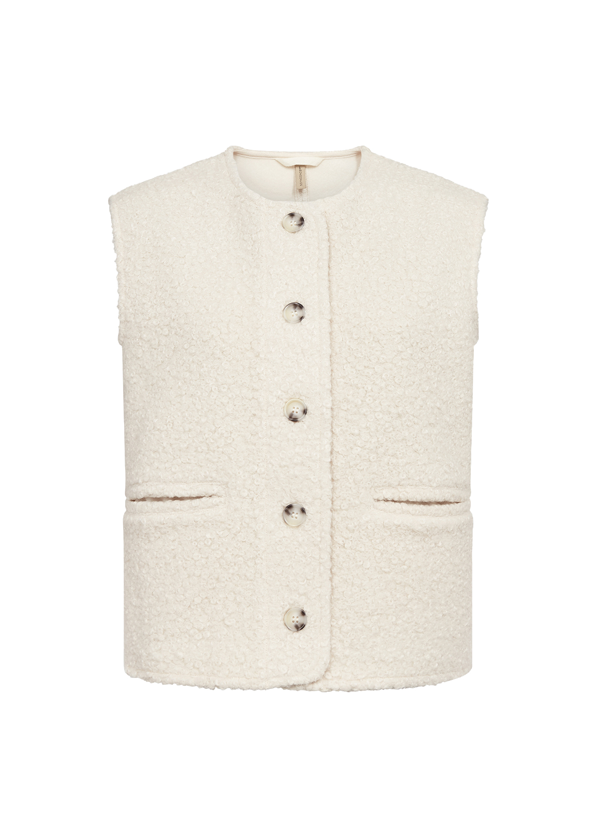  SC-SHAIMA 10 Waistcoat  Väst i offwhite - 4
