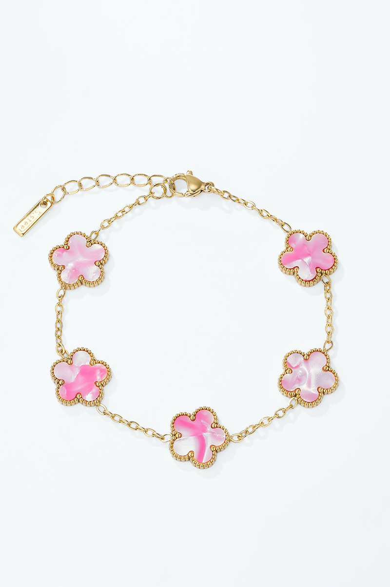 Bracelet pink/gold