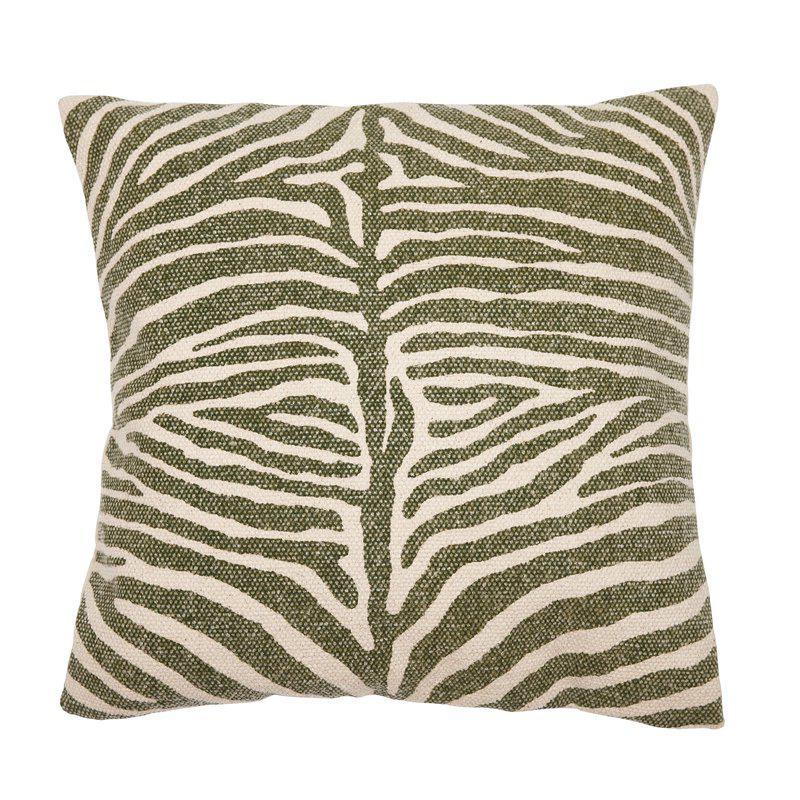 Zebra kuddfodral grön - 2