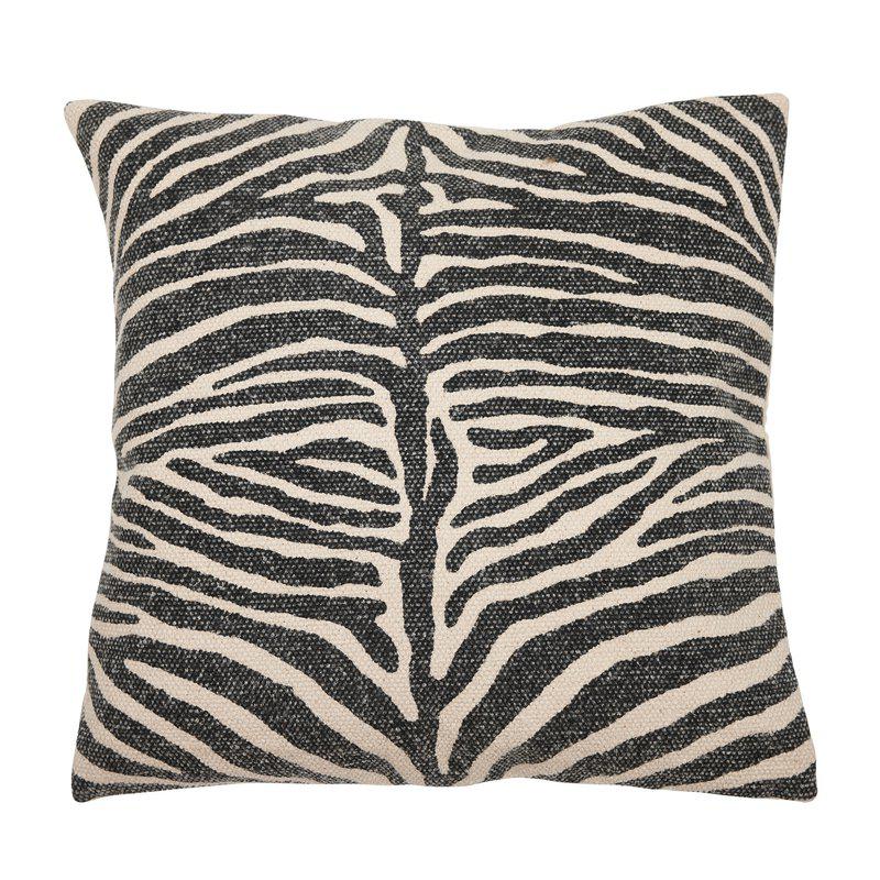 Zebra kuddfodral svart - 2