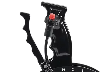 Operator Button Billet Grip Insert Set Black  (Button Not Included)