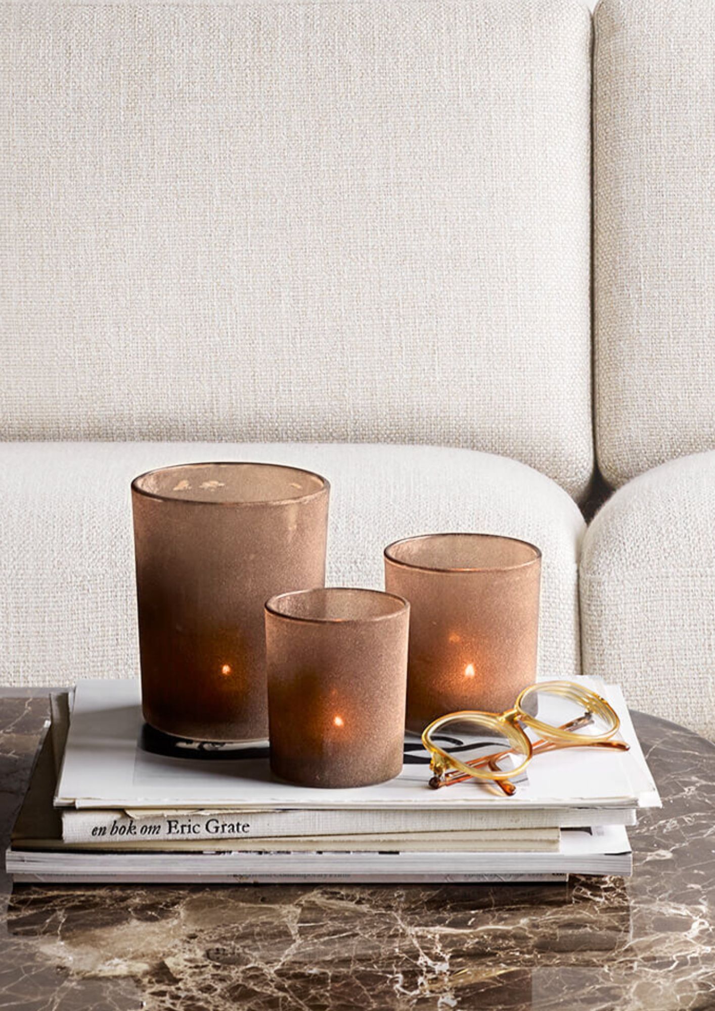 Lantern - Frost - Mocha Mousse - 3-pack