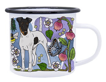 Emaljmugg - Släthårig foxterrier