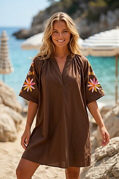 Dress brown