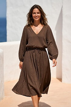 Dress brown