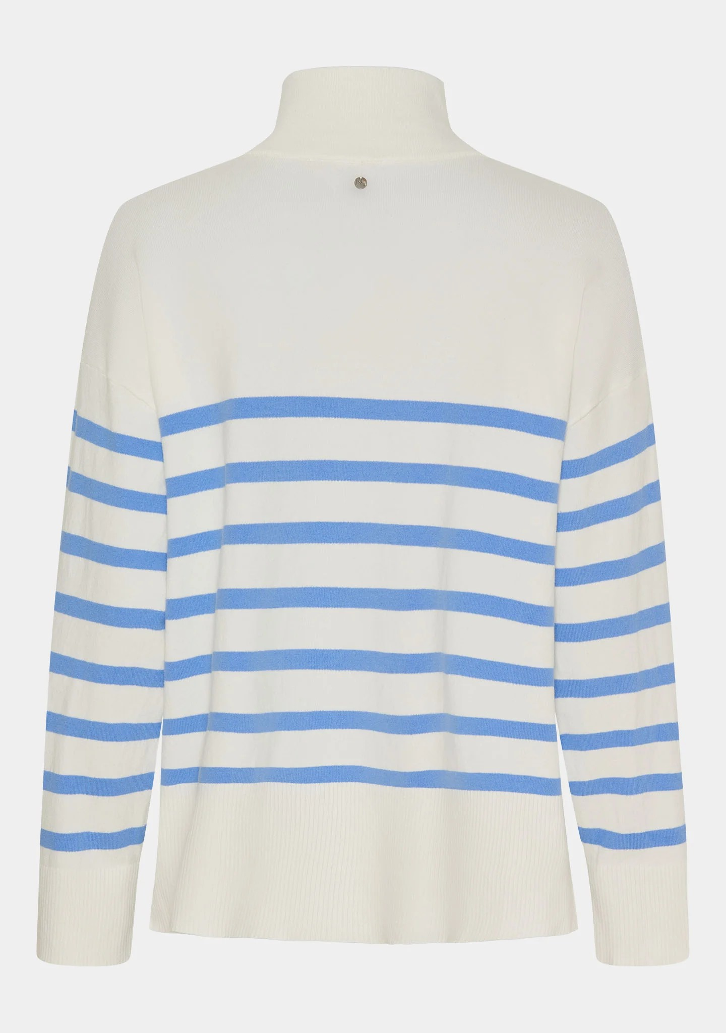 Frigga Zip Pullover - Broken White / Skyblue - Isay - 6