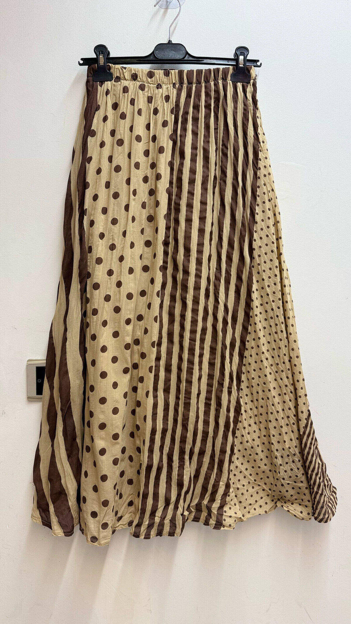 Skirt brown whimsical print - 2