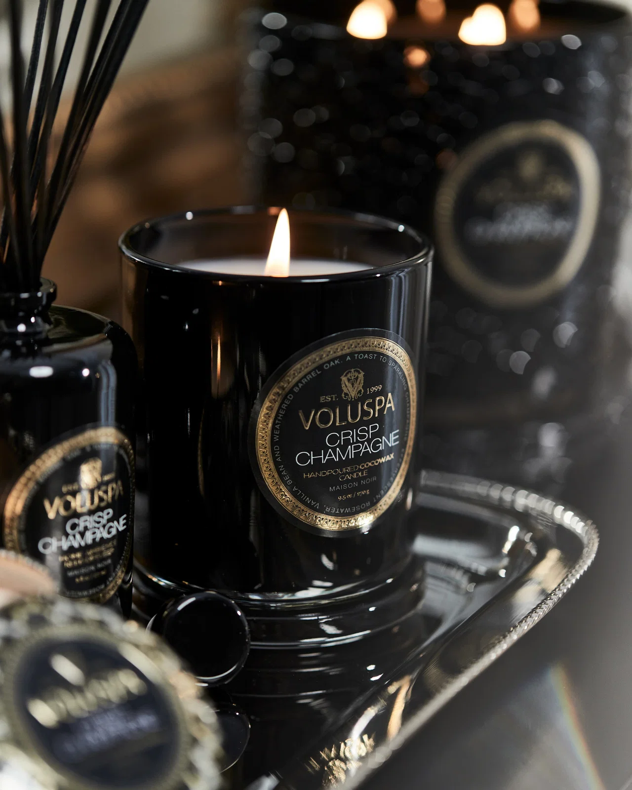 Voluspa Crisp Champagne Boxed Candle - 2