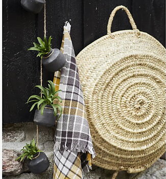 Hängande terracotta vaser 5 st antikbehandlade shabby chic, lantlig stil