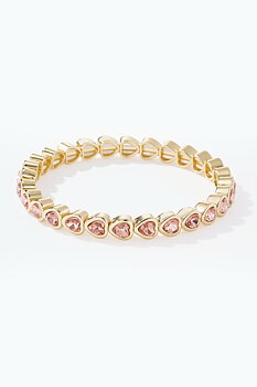 Bracelet hearts champagne