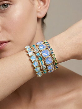 Bracelet hearts blue