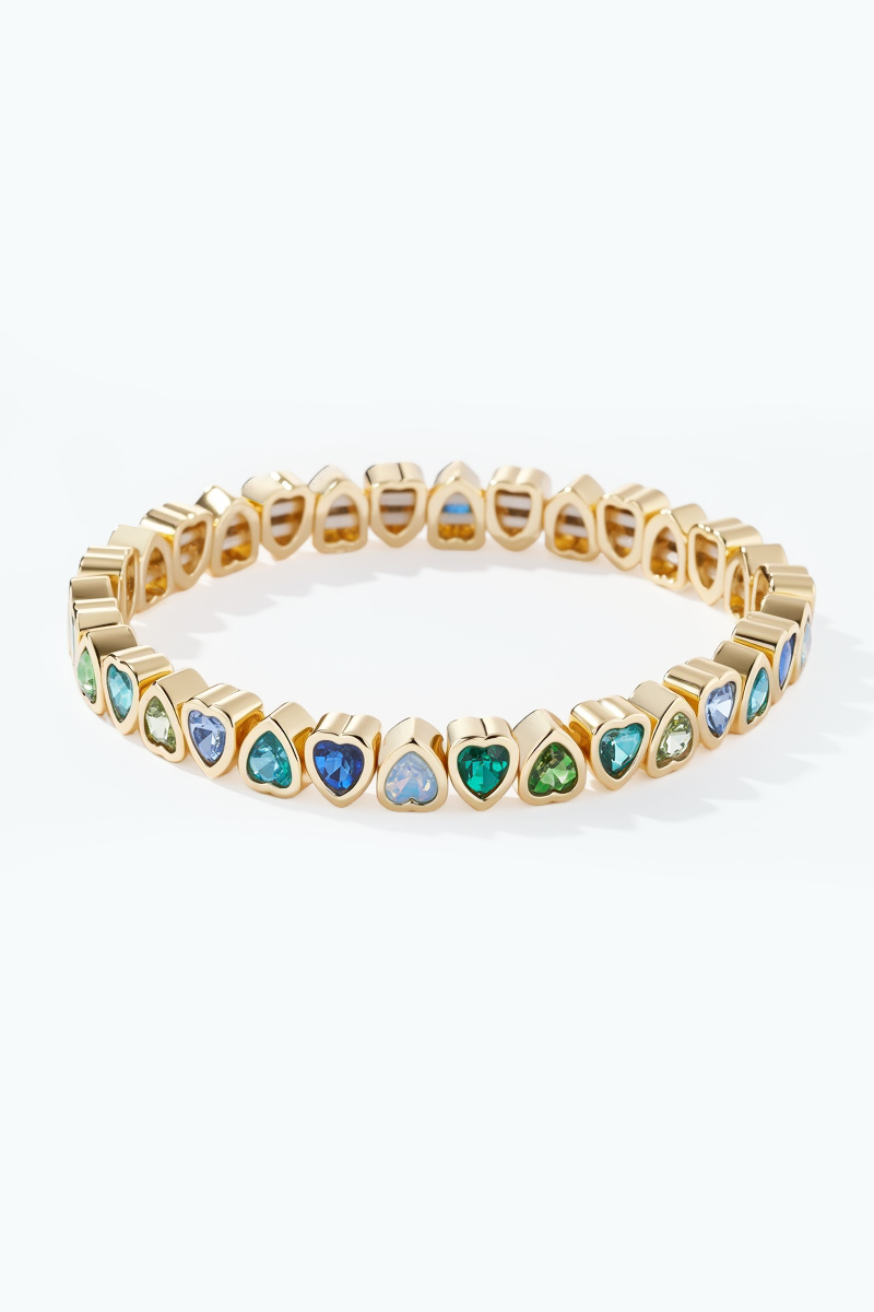 Bracelet hearts blue - 2