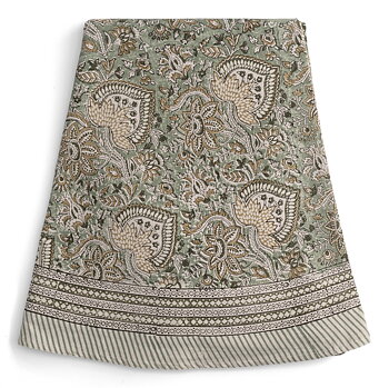 Chamois Rund Bordsduk Oriental Sea Foam 