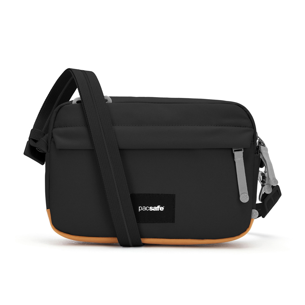 Stöldsäker axelremsväska - PACSAFE GO Anti-Theft Crossbody bag Black