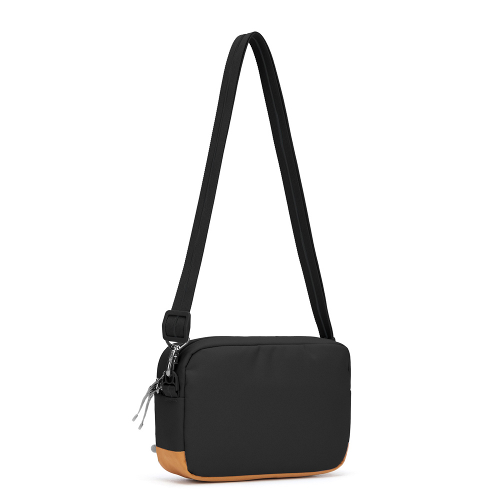 Stöldsäker axelremsväska - PACSAFE GO Anti-Theft Crossbody bag Black - 7
