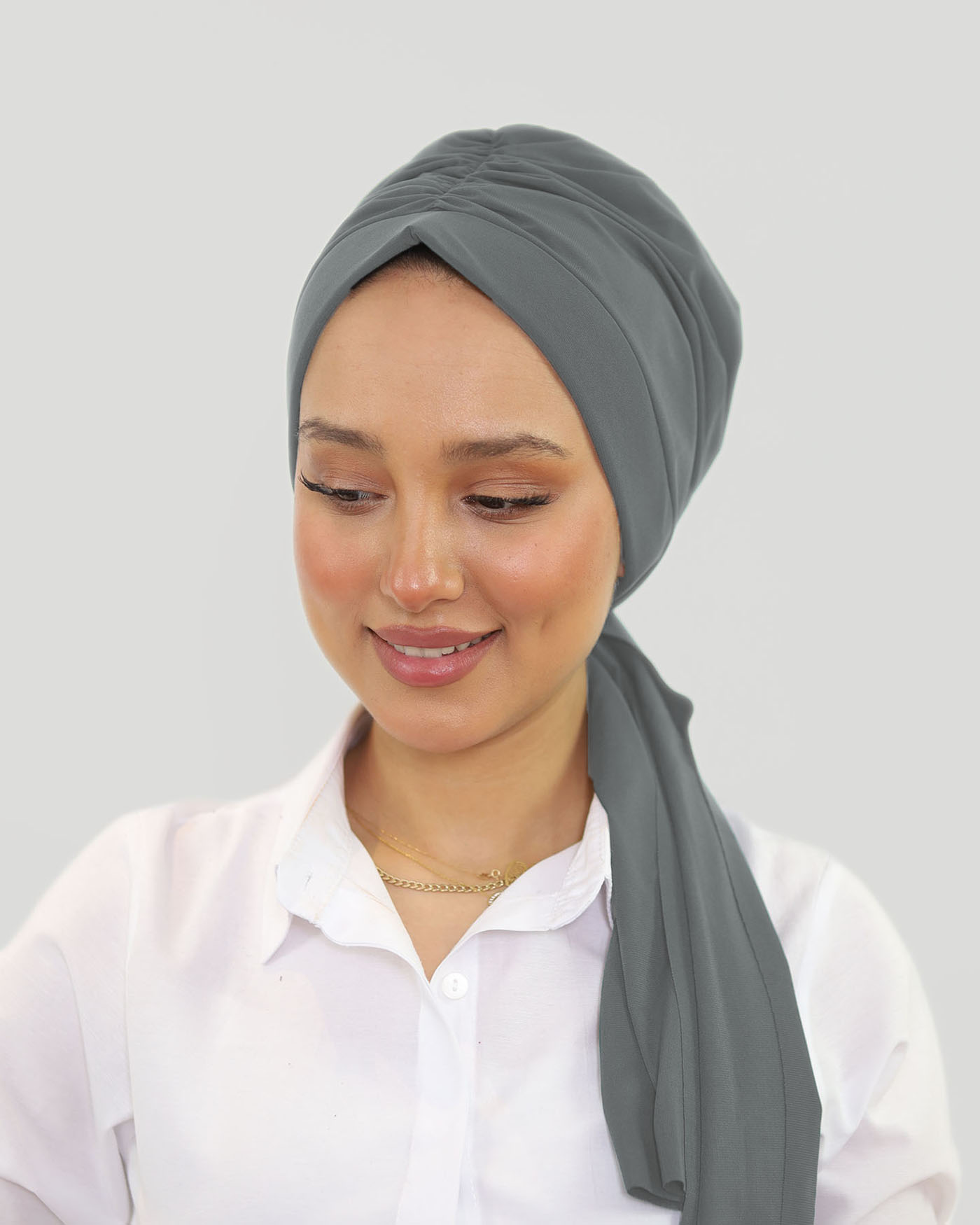 Turban - Fay - Medium Gray