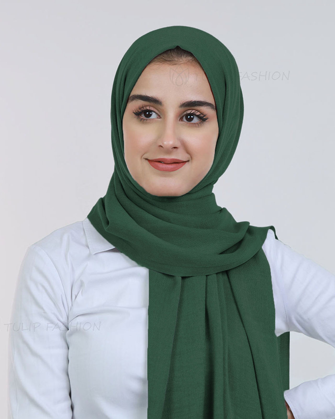 Hijab - Pashmina - Grün - 2