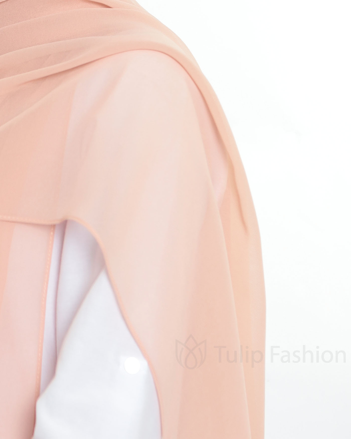 Hijab - The Daily Chiffon - Peach - 4