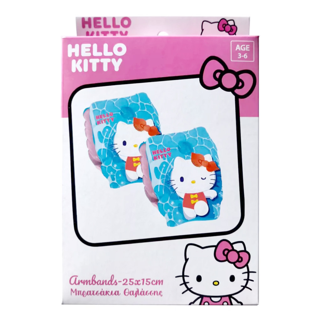 Sanrio Hello Kitty Armpuffar – Blå Kawaii Simhjälp för Barn - 2