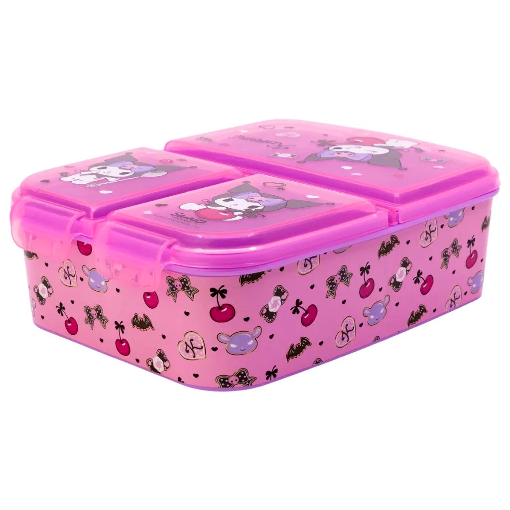Kuromi Lunchlåda med flera fack, Smörgåslåda - 4