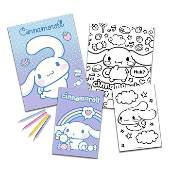 Cinnamoroll Målarböcker med Färgpennor