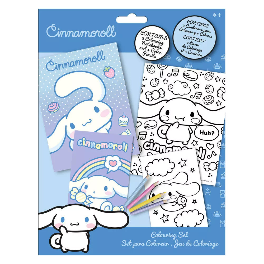 Cinnamoroll Målarböcker med Färgpennor