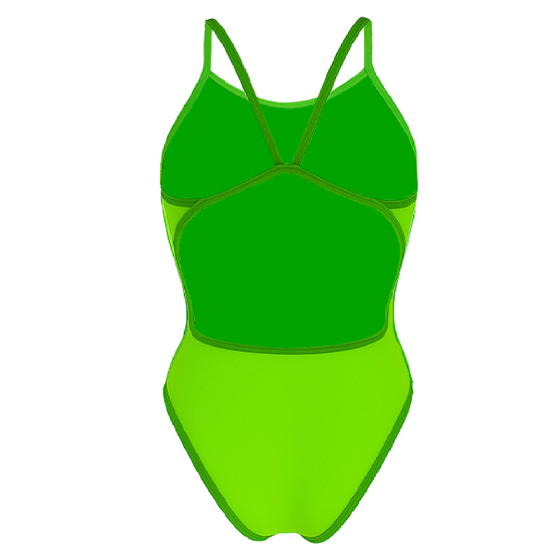 Baddräkt Flick ISHA2.0 aClimateHero Light-Cross-Back Lime - 2