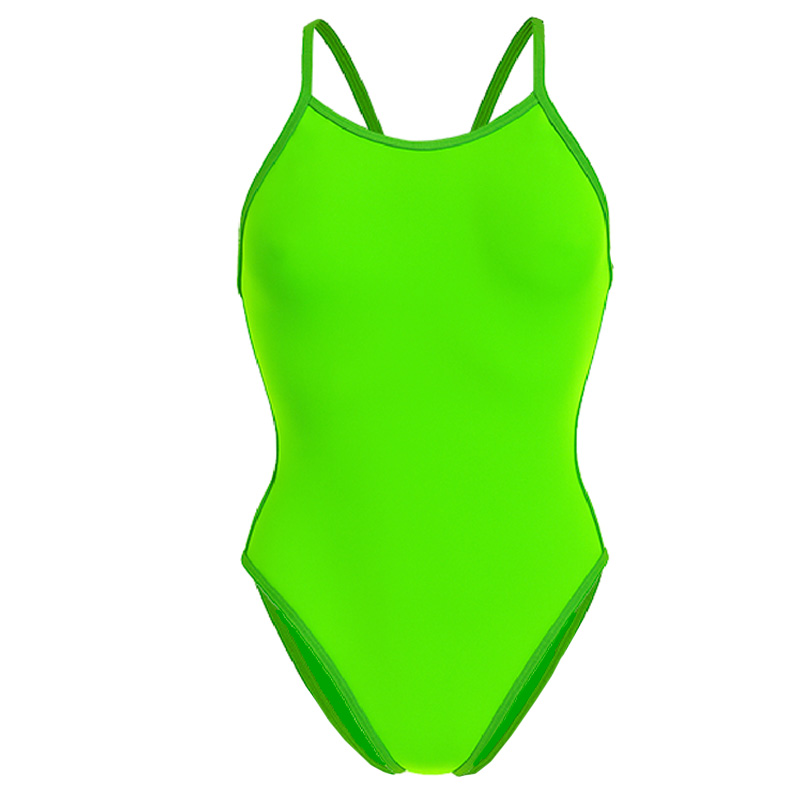 Baddräkt Flick ISHA2.0 aClimateHero Light-Cross-Back Lime