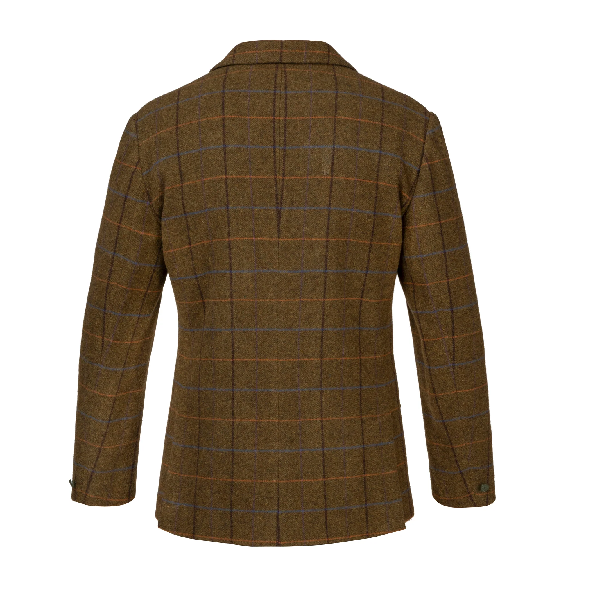 Aubrion Saratoga Tweed Ulljakke herre Oak Brown Check - 2