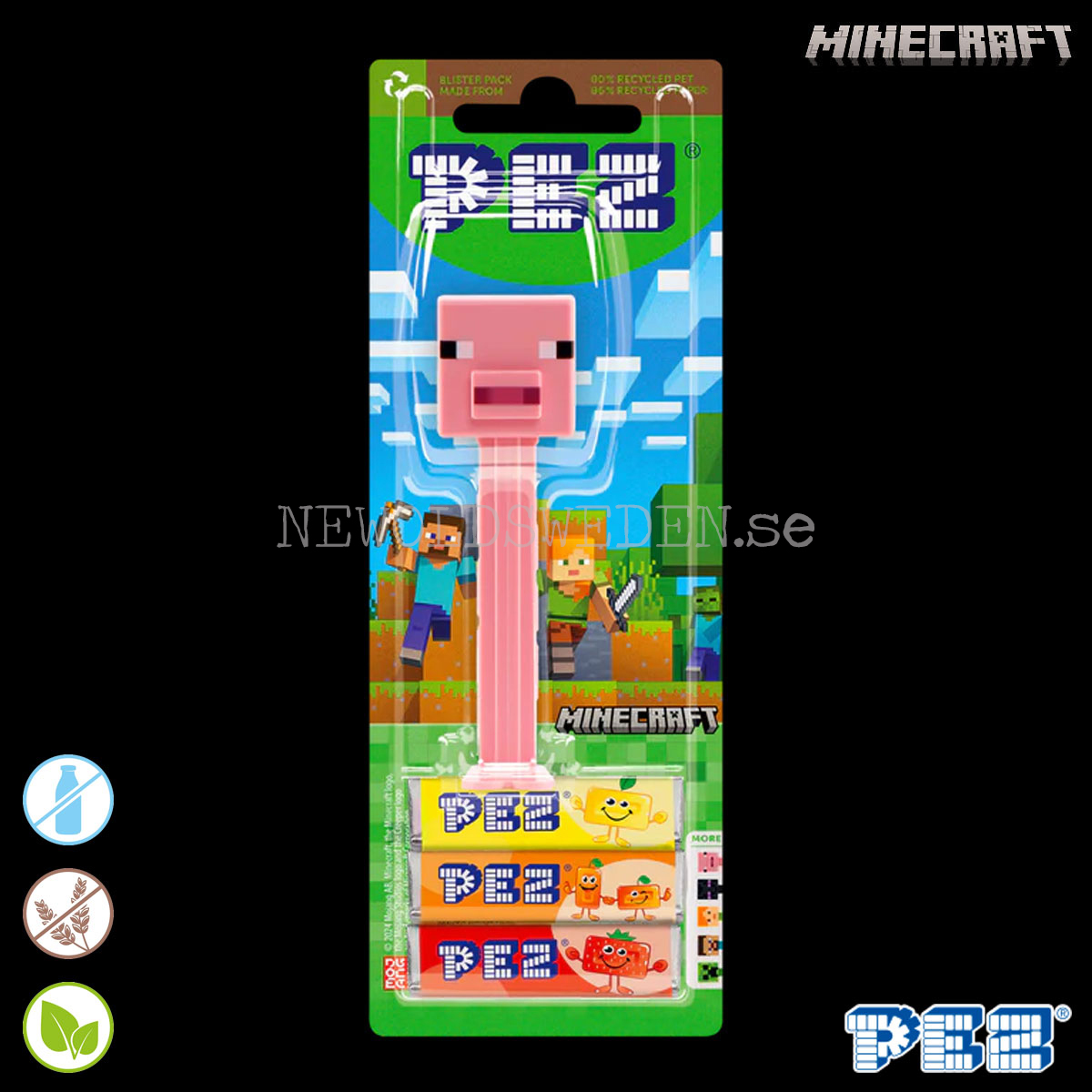 PEZ Dispenser PIG + Candy - Minecraft - PE100 - 3