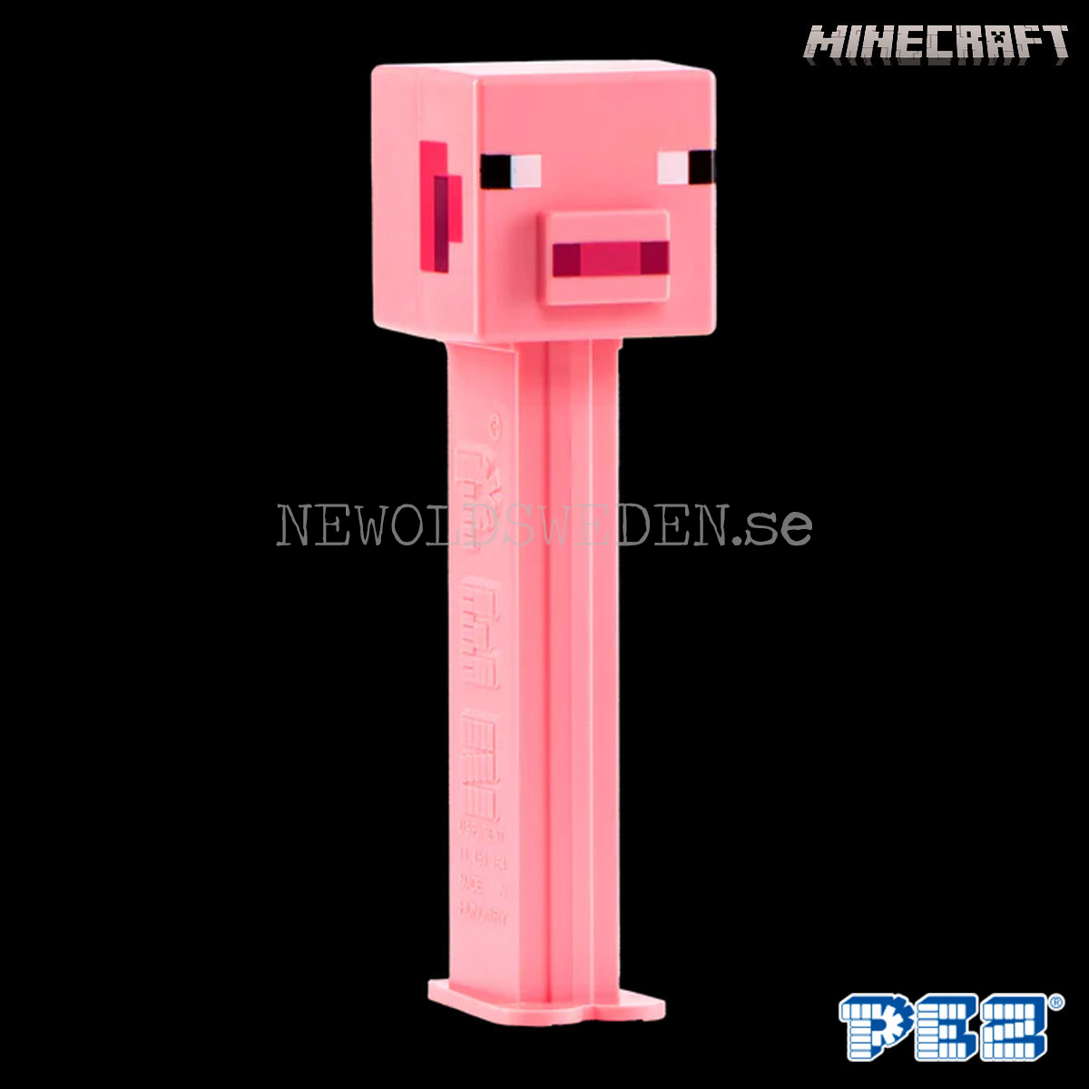 PEZ Dispenser PIG + Candy - Minecraft - PE100