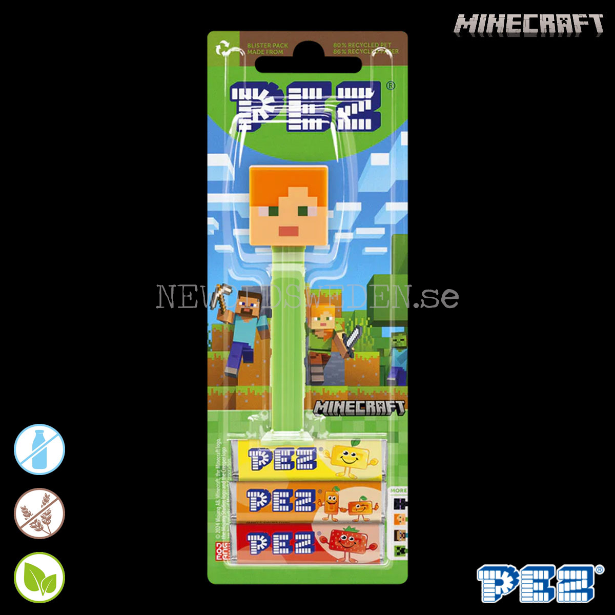 PEZ Dispenser ALEX + Candy - Minecraft - PE100 - 3