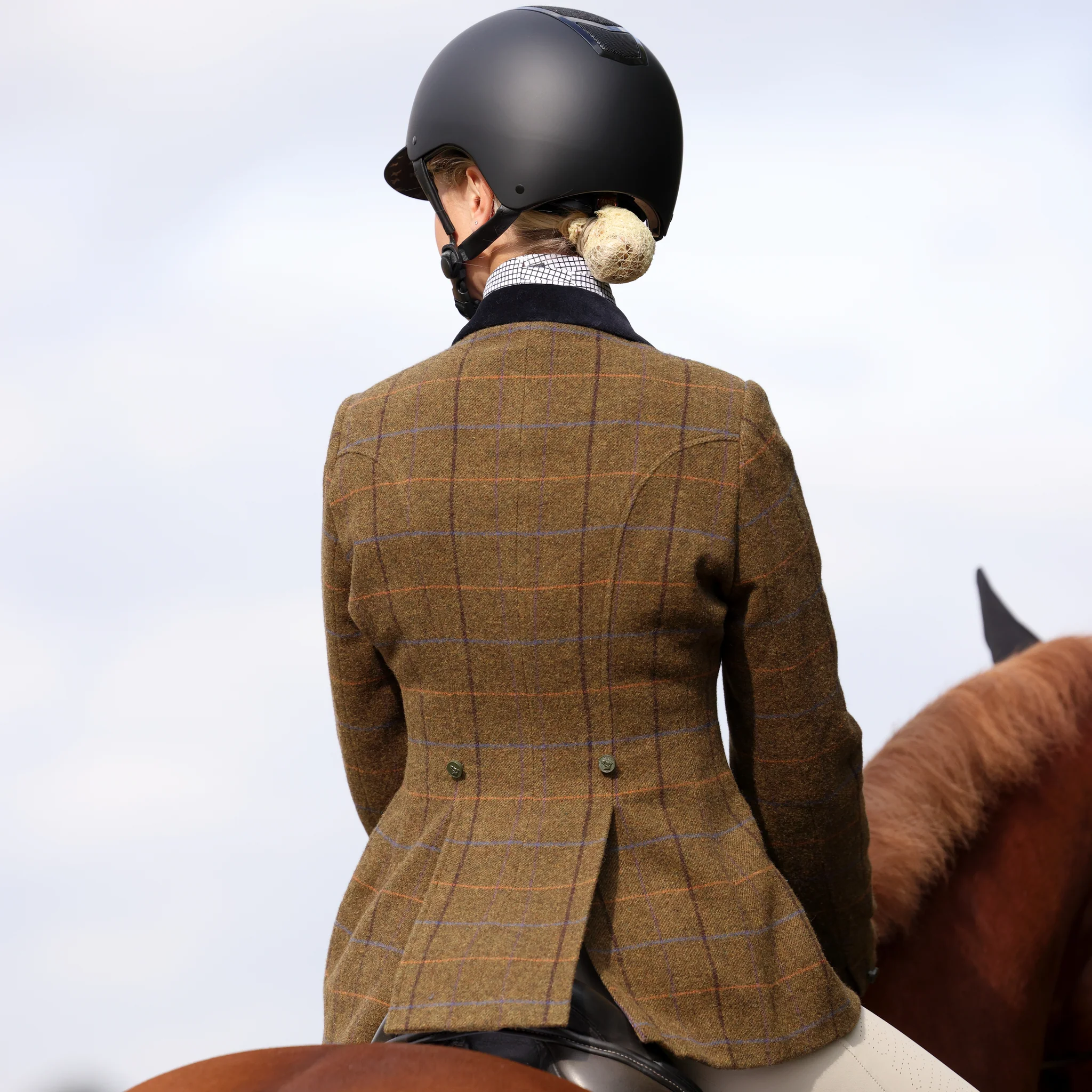 Aubrion Saratoga tweed Ulljakke dame Oak Brown  Check - 4