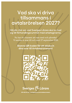 Vad ska vi driva tillsammans i avtalsrörelsen 2027? – flyer A5