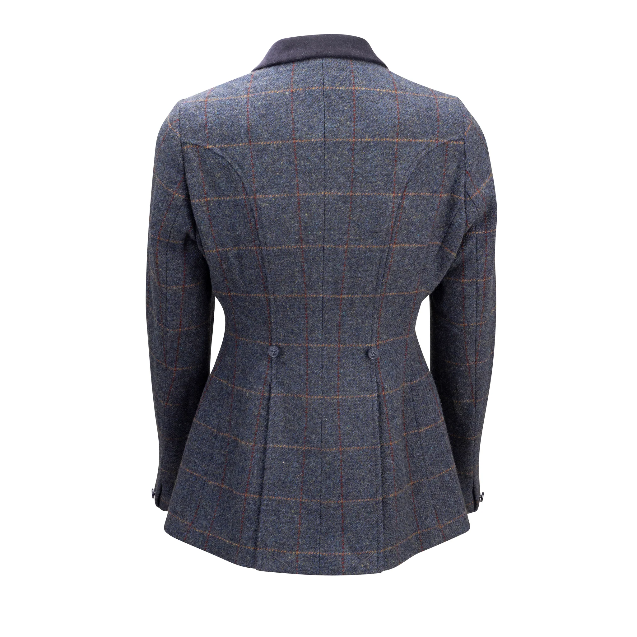 Aubrion Saratoga tweed Ulljakke dame Navy Check - 2