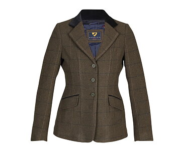 Aubrion Saratoga tweed Ulljakke dame Green Check