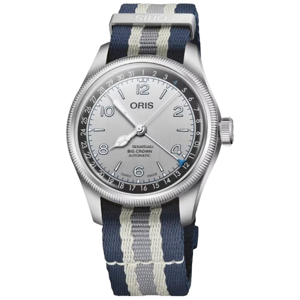 01 754 7785 4091-Set Oris Big Crown Lou Gehrig Limited Edition nato strap